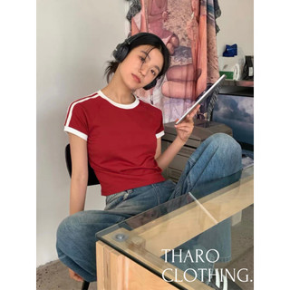 Áo Thun Baby Tee Viền Sọc - Tharo Clothing [AO00152]