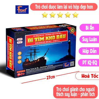Board game-Đi tìm kho báu phần 2 Foxi-đồ chơi gia đình tương tác tư duy-quản trị niềm tin