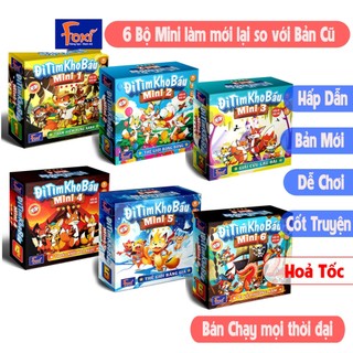Board game-Đi tìm kho báu mini 1,2,3,4,5,6 Foxi-Đồ chơi trẻ em thông minh sáng tạo-phát triển IQ cao