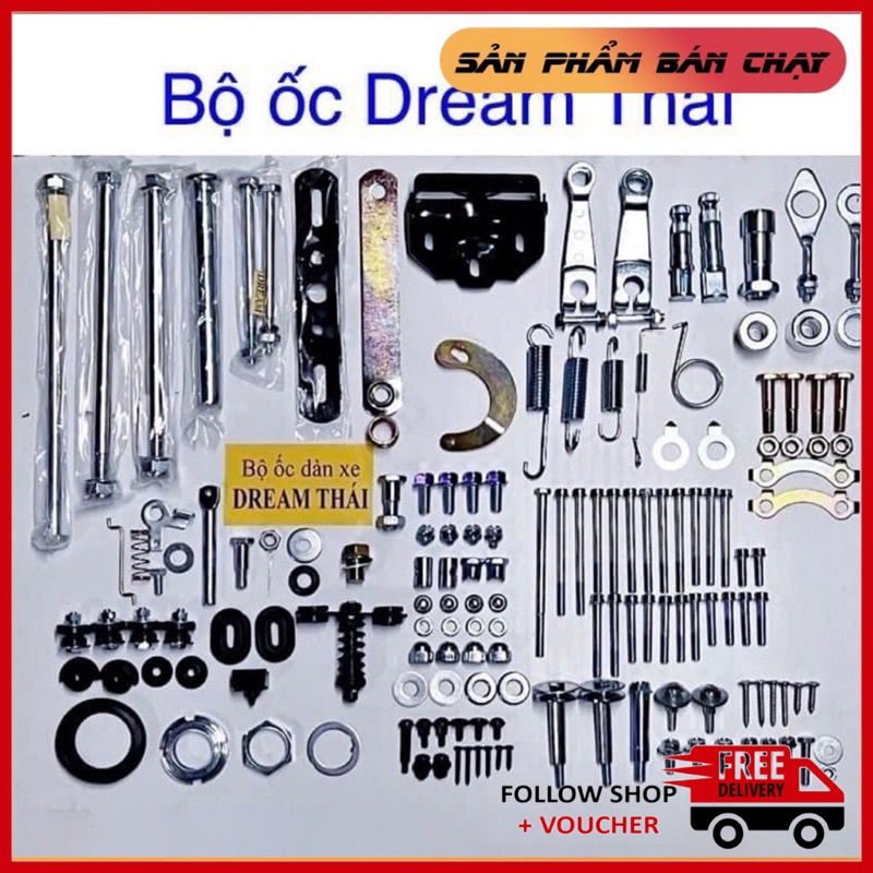 Bộ ốc xe Dream thái ( hàng đẹp )