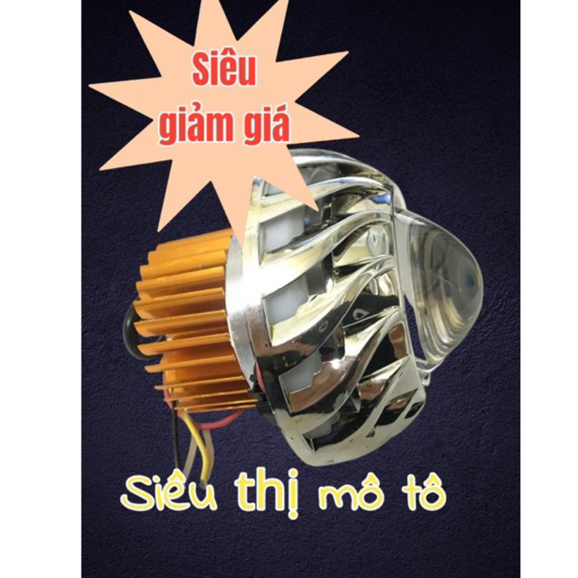 Đèn pha led bi cầu xoáy Xmen