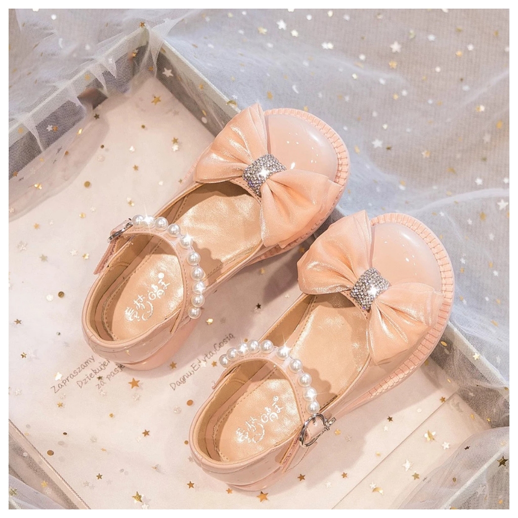 Giầy Đốc 021 búp bê Form To phối 3 màu da bóng đáng yêu cho bé xinh