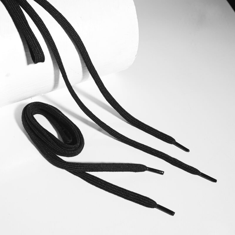 Dây giày thể thao sneaker bản dẹp trơn nhiều màu basic rộng 8mm dài từ 90cm đến 120cm