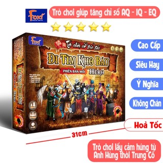 Board game-Đi tìm kho báu Phiên Bản Hero Foxi-trò chơi giải trí tối thượng-vui nhộn-hấp dẫn