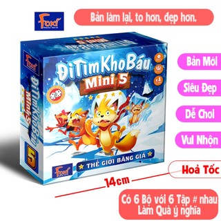 Board game-Đi tìm kho báu mini 5 Foxi-trò chơi chiến thuật-hài hước-siêu lầy-bổ ích và lý thú