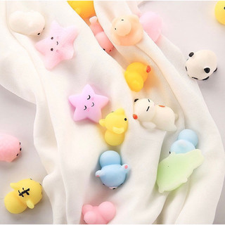 SET 10 Thú Mochi slicone mềm dẻo