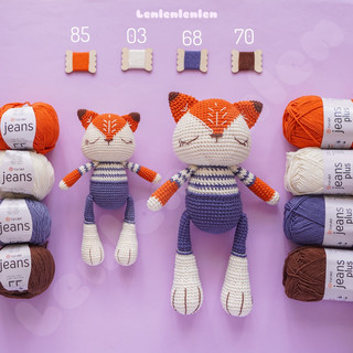 Len YarnArt Jeans móc thú bông [Len Lẻn Lèn Len Shop]