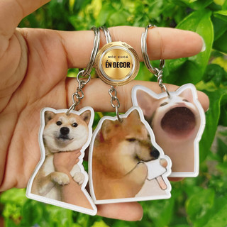 Móc khoá chó mèo siêu xinh