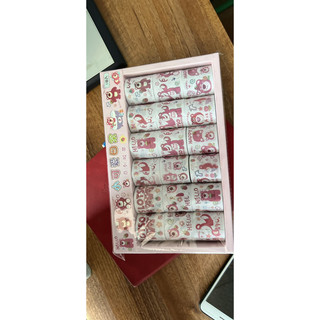cuon dan sticker gau dau