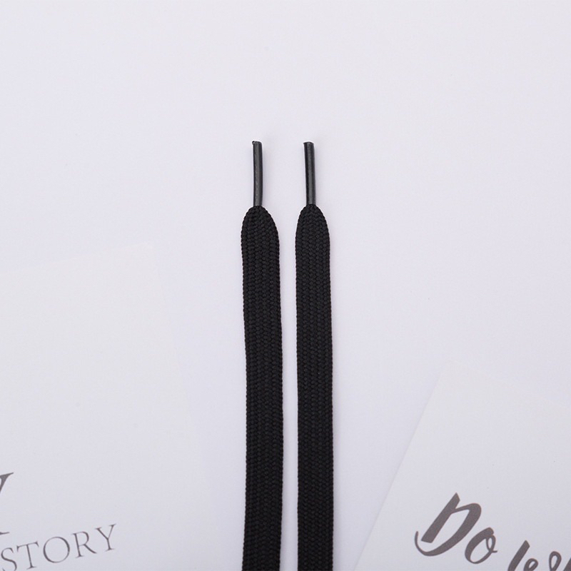 Dây giày thể thao sneaker bản dẹp trơn nhiều màu basic rộng 8mm dài từ 90cm đến 120cm