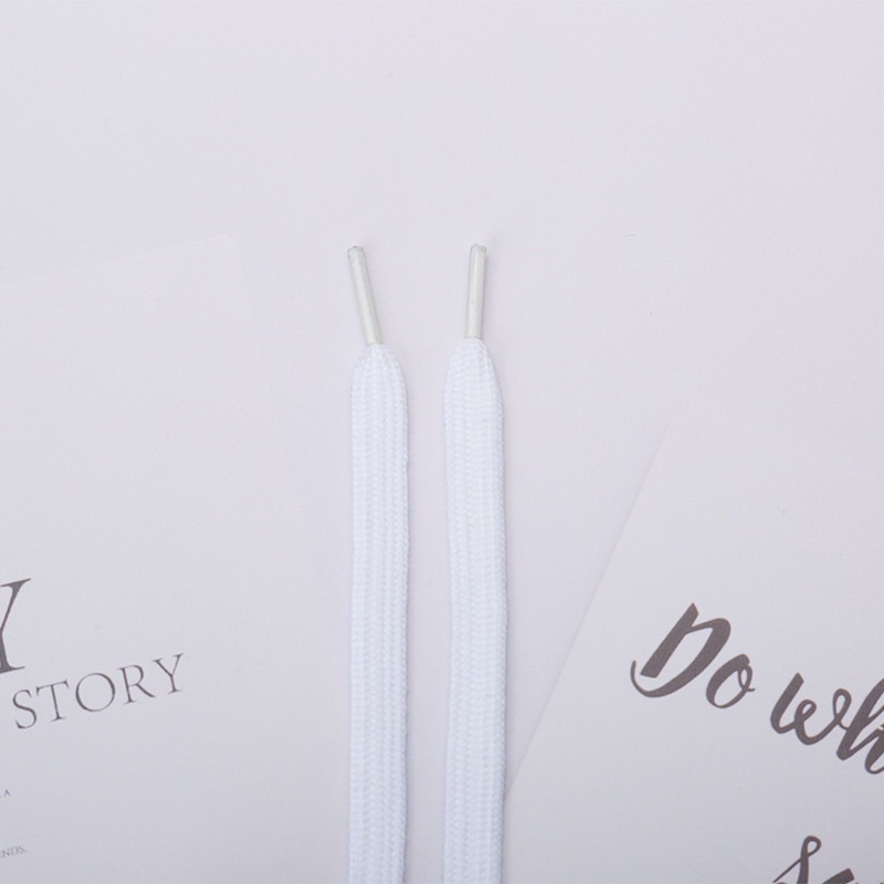 Dây giày thể thao sneaker bản dẹp trơn nhiều màu basic rộng 8mm dài từ 90cm đến 120cm