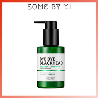 Sữa rửa mặt sủi bọt loại bỏ mụn đầu đen Some By Mi bye bye blackead 30 days miracle green tea tox bubble cleanser 120g