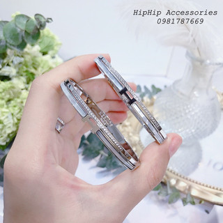 Vòng Tay Titan HM Lắc Tay Nữ Chất Liệu Titan Cao Cấp Không Rỉ set Bền Màu Thiết Kế Tinh Tế Sang Trọng