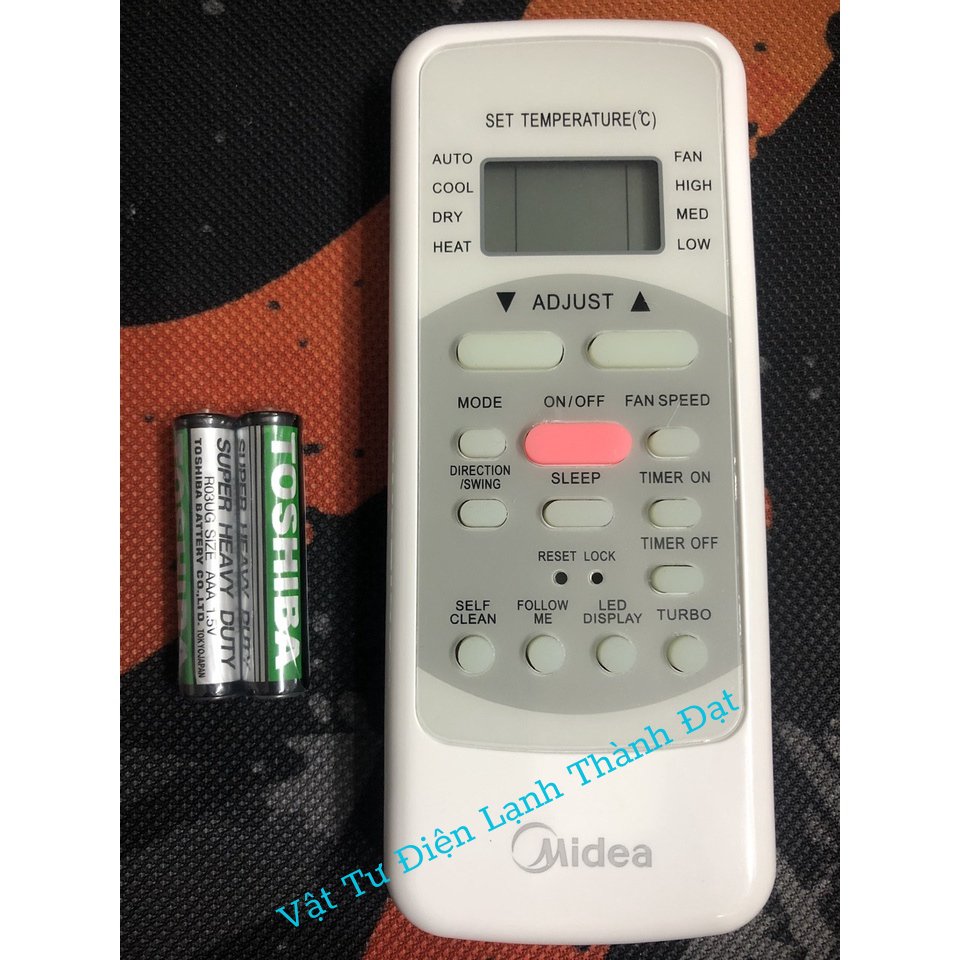 REMOTE MÁY LẠNH MIDEA - ĐIỀU KHIỂN ĐIỀU HÒA MIDEA