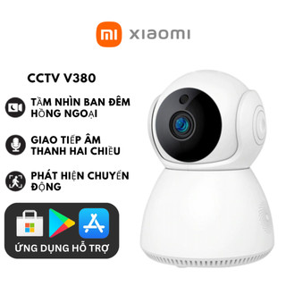 🔥MỚI🔥XIAOMI STYLE Camera quan sát mới V380 Pro 1080P Camera quan sát WiFi IP không dây Camera an ninh gia đình với Tự