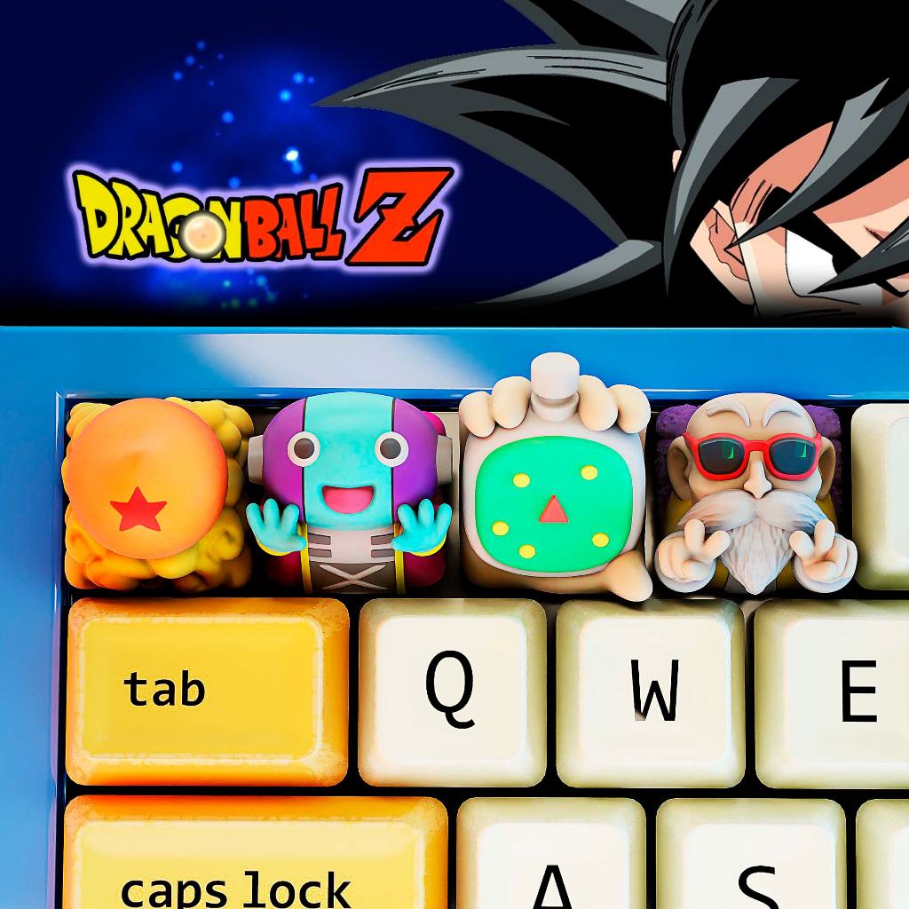Keycap Dragonball z - nút bàn phím cơ , Artisan keycap