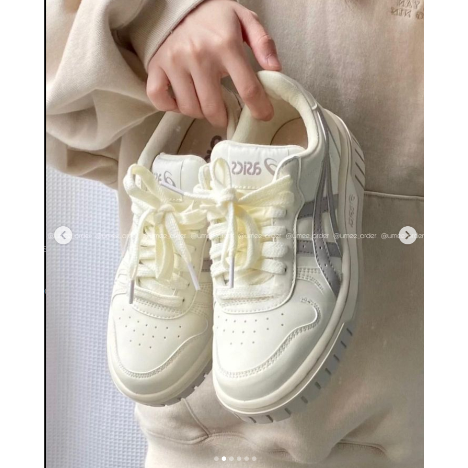 Giày Asics Court MZ Cream Black Gum Nam Nữ Bản Cao Cấp Đế Cao Su Nguyên Khối Đủ Size