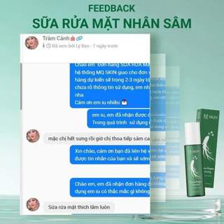 Sữa Rữa Mặt Nhân Sâm MQ SKIN 120ml