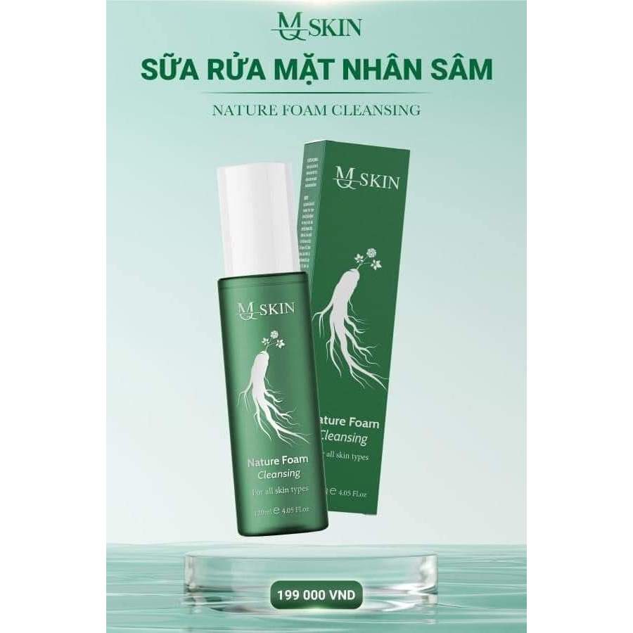 Combo Sâm Cau Rừng Và Sữa Rữa Mặt Nhân Sâm MQ SKIN