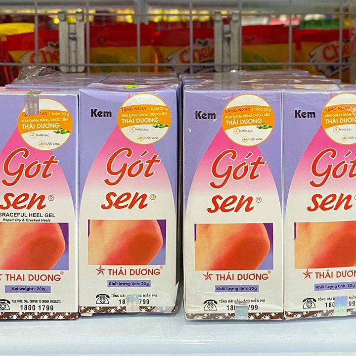Kem giảm nứt gót chân Gót Sen Sao Thái Dương 20g dưỡng ẩm, dưỡng da