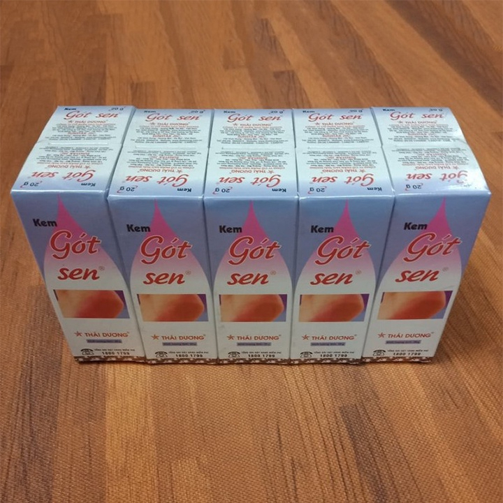 Kem giảm nứt gót chân Gót Sen Sao Thái Dương 20g dưỡng ẩm, dưỡng da