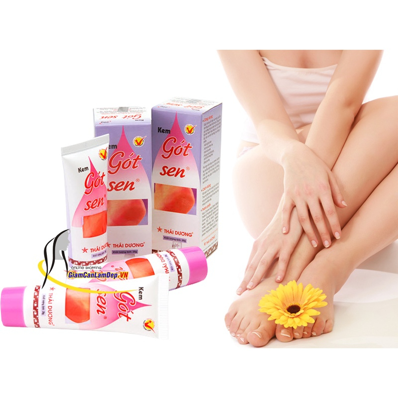 Kem giảm nứt gót chân Gót Sen Sao Thái Dương 20g dưỡng ẩm, dưỡng da