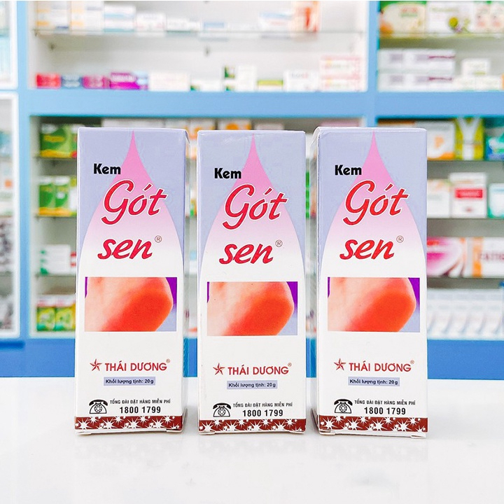 Kem giảm nứt gót chân Gót Sen Sao Thái Dương 20g dưỡng ẩm, dưỡng da