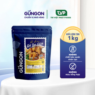 Bột chiên gà da giòn GUNGON chiên giòn thịt, rau củ, hải sản chuẩn vị túi 1kg