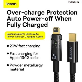 Cáp Sạc nhanh Baseus Cáp Tự Ngắt Gen2 Baseus Explorer Series cho điện thoại
