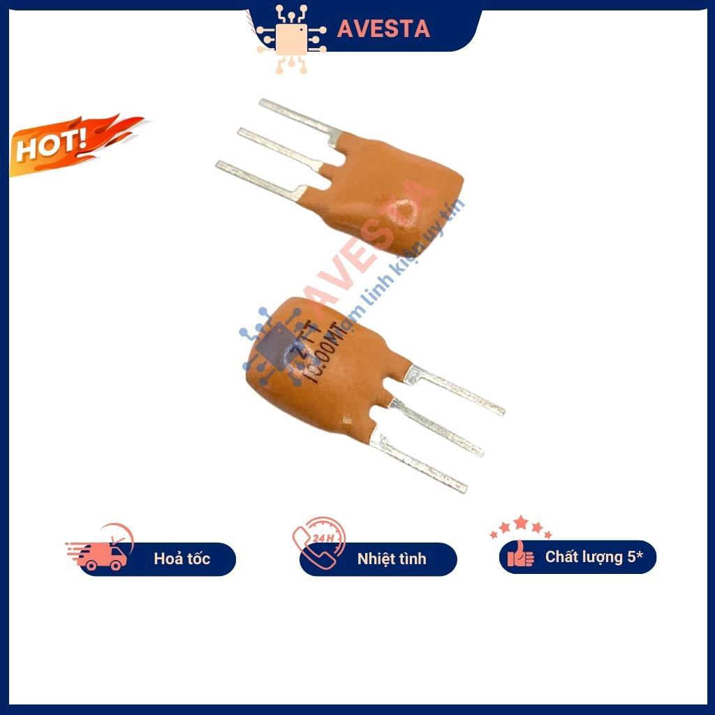 Thạch anh 2 chân ZTA  4Mhz 5Mhz 6Mhz 8Mhz 10Mhz 12Mhz 16Mhz chất lượng cao Avesta