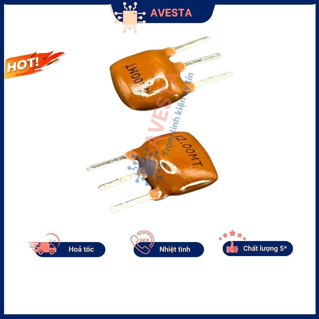 Thạch anh 2 chân ZTA  4Mhz 5Mhz 6Mhz 8Mhz 10Mhz 12Mhz 16Mhz chất lượng cao Avesta