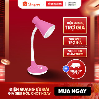 Đèn bàn Điện Quang ĐQ DKL08 L (kiểu chóa nhựa, bóng led)
