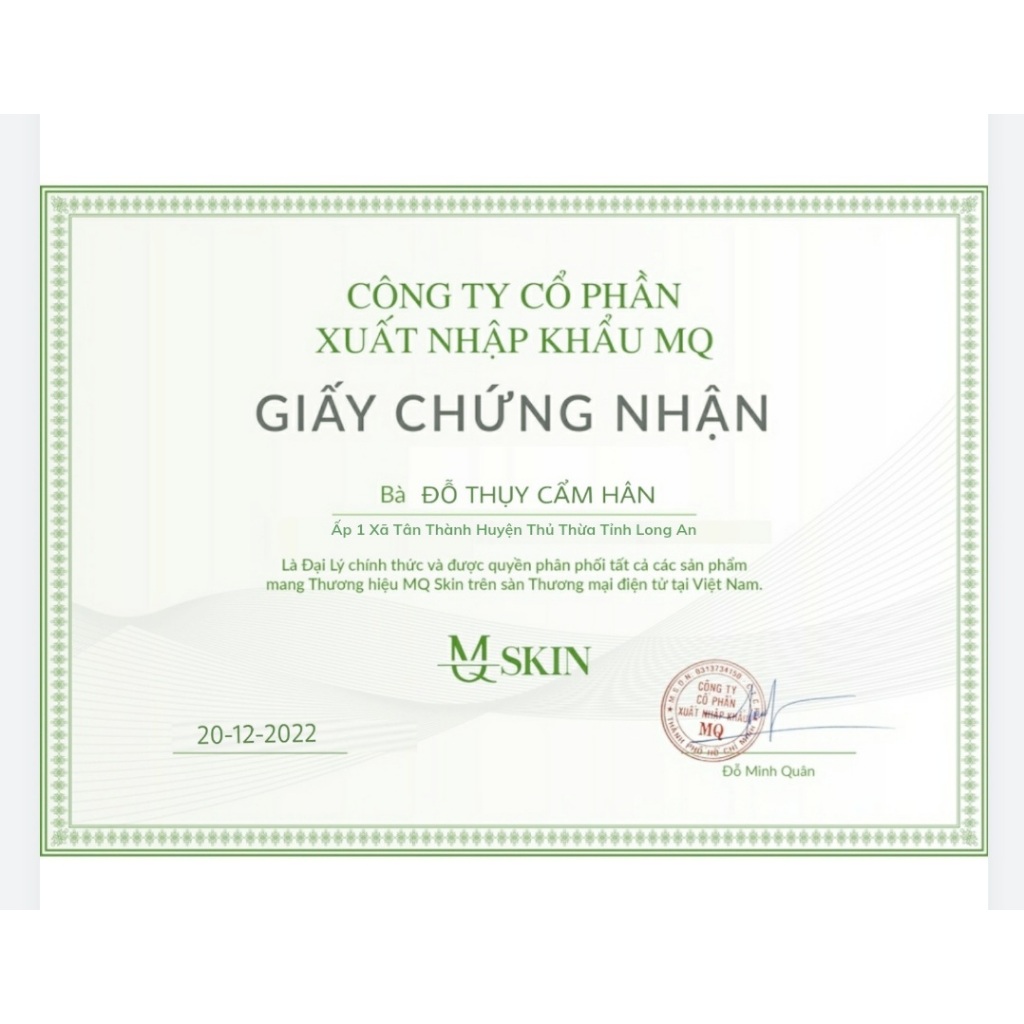 Combo Sâm Cau Rừng Và Sữa Rữa Mặt Nhân Sâm MQ SKIN