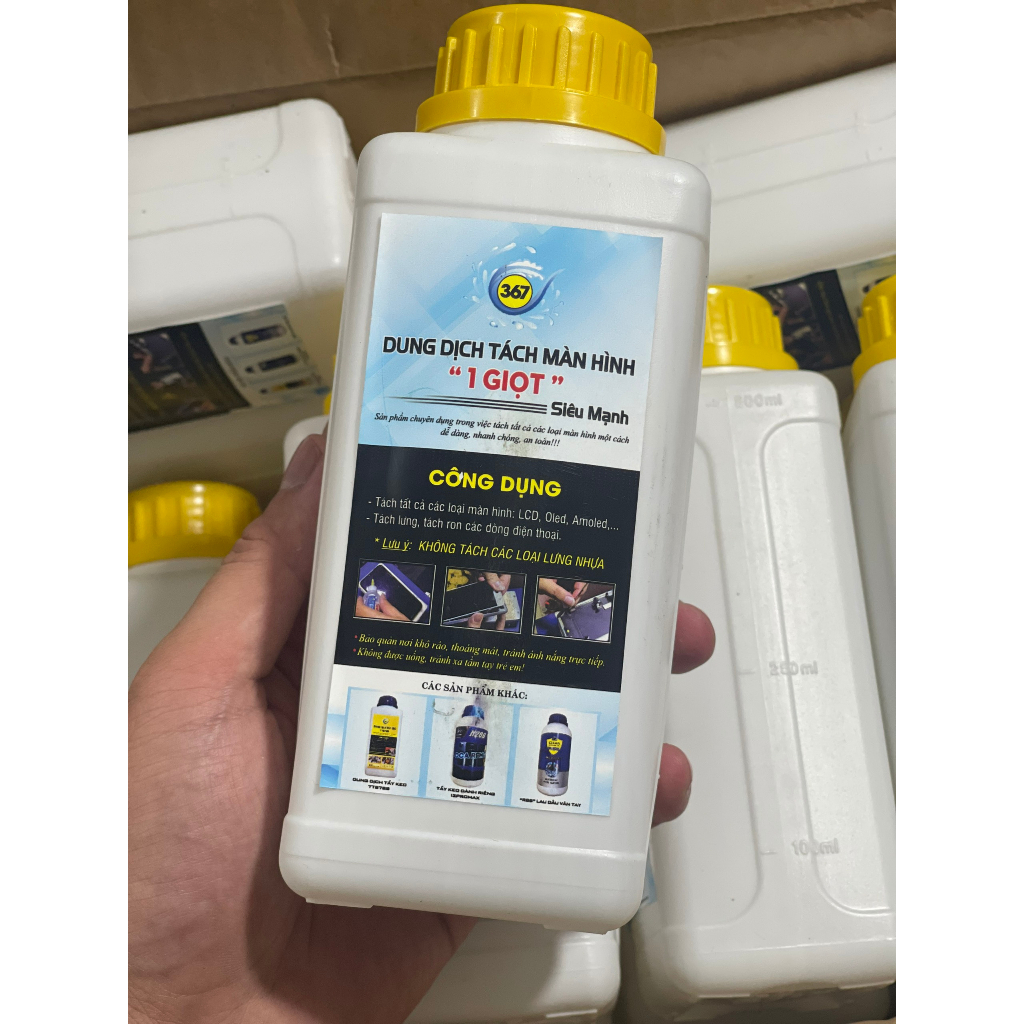 Nước Tách Siêu Mạnh 1 Giọt - Nước Tách Màn Hình ĐTDĐ - Tách Màn 1 Giọt - Tách 1 Giọt - Nước Tách iPhone