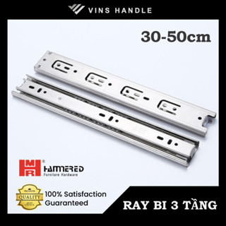 (Chất Lượng Số 1) Ray Ngăn Kéo Tủ Cao cấp,Thanh Ray Tủ bếp thông dụng 3 Tầng (Giá 1 cặp) ms 4210- Bảo hành 6 tháng