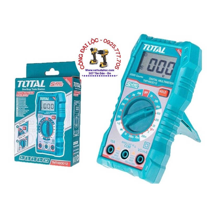 [ TMT460012 ] - Đồng Hồ Đo Điện Vạn Năng TOTAL