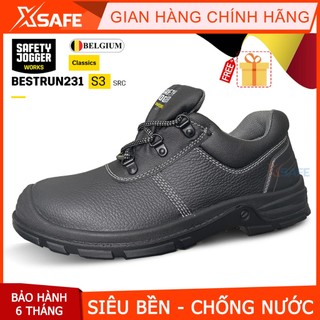 Giày bảo hộ lao động nam Jogger Bestrun2 S3 da bò, chống thấm nước, chống đinh, trơn trượt - Giày công trình, nhà máy