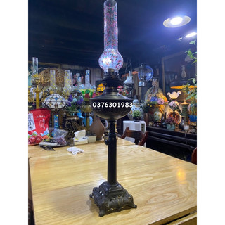 Đèn dầu đèn thờ bằng đồng cỡ Đại cao 45cm