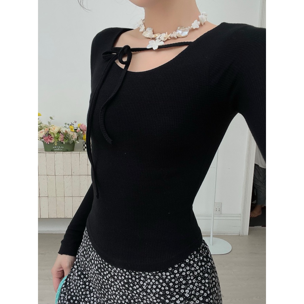 Áo thun ôm tay dài MONÁ - ISA