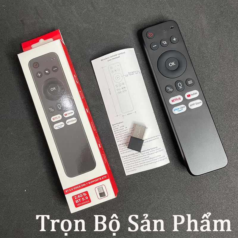 Chuột bay không dây V9 có giọng nói kết nối tivi, đầu box, máy tính, máy chiều