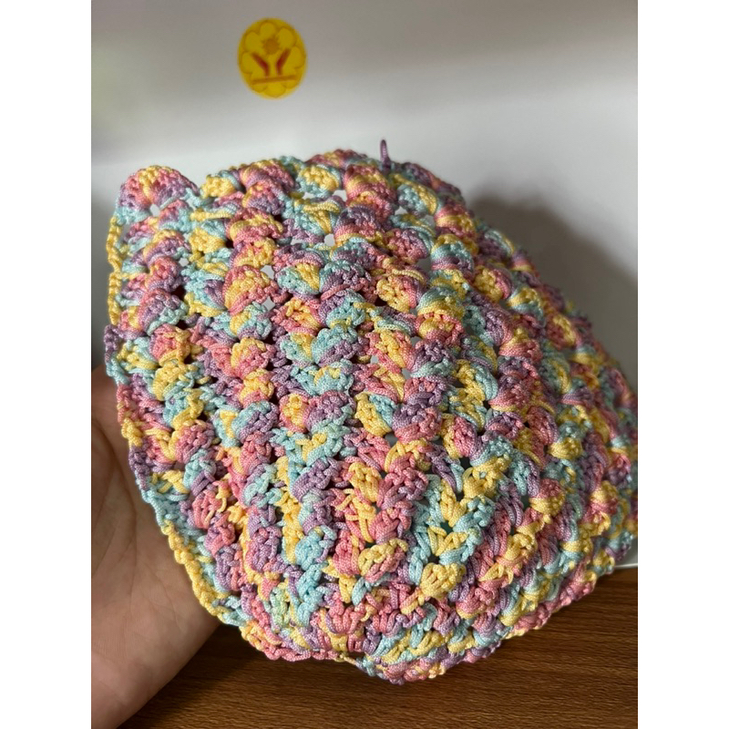 Sợi dệt 1.5mm màu loang