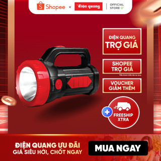 Đèn Pin LED Điện Quang ĐQ PFL09 R (Pin Sạc)