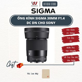 Ống kính Sigma 30mm F1.4 DC DN Contemporary cho Sony E