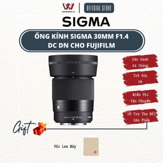Ống kính sigma 30mm f1.4 dc dn contemporary cho fujifilm x