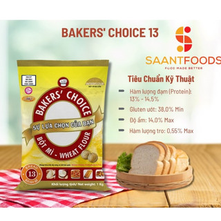 Bột Mì Bánh Mì Số 13 Baker's Choice  - 1 kg