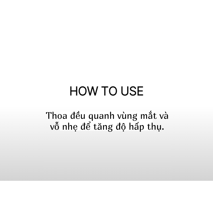 Kem Dưỡng Mắt GUBONCHO Hydrating