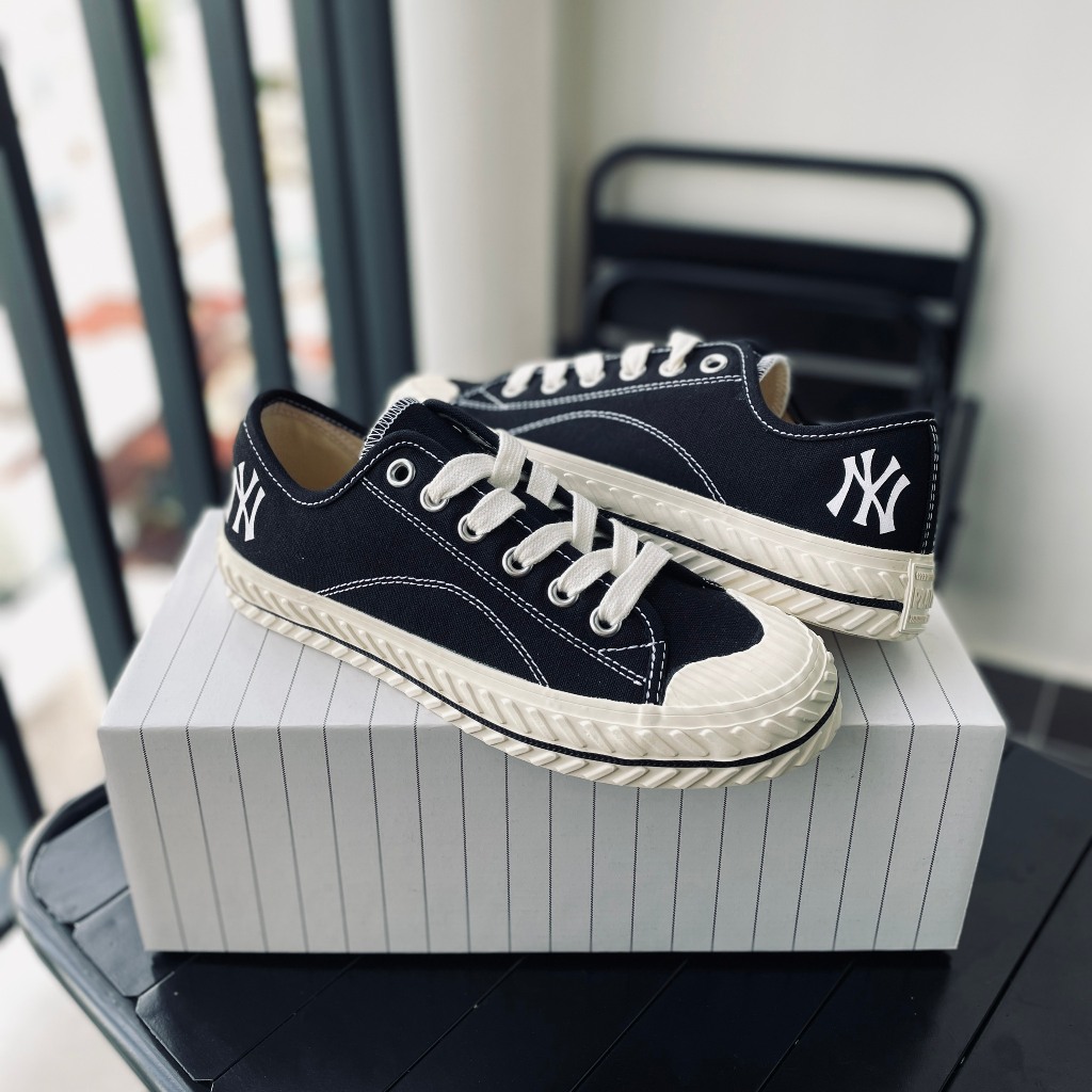 Giày MLB Playball NY *Black*, Playball Monogram, giày sneaker chính hãng, mlb chính hãng