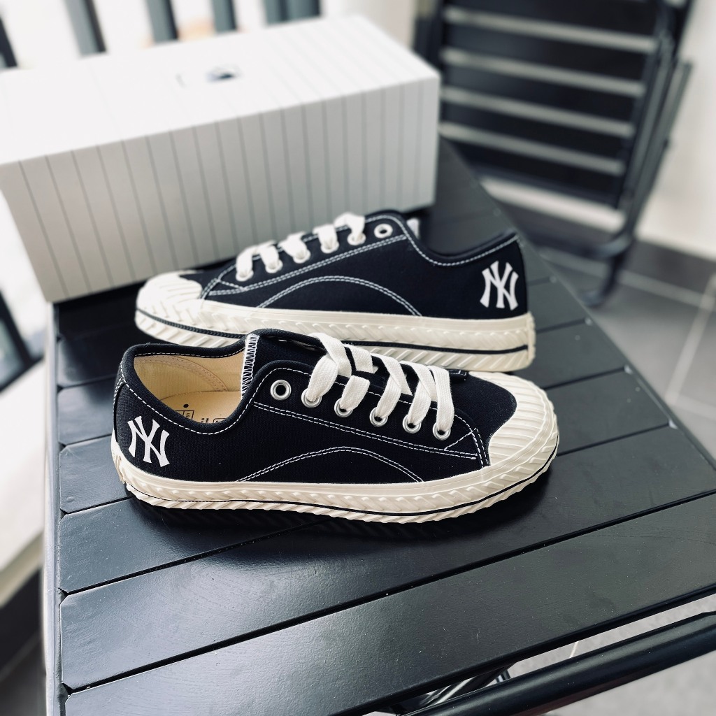 Giày MLB Playball NY *Black*, Playball Monogram, giày sneaker chính hãng, mlb chính hãng