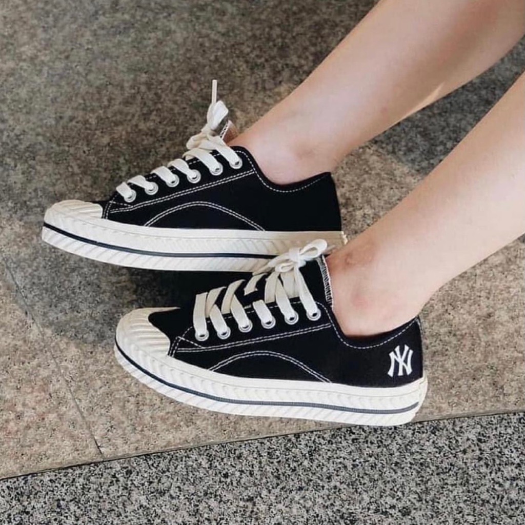 Giày MLB Playball NY *Black*, Playball Monogram, giày sneaker chính hãng, mlb chính hãng