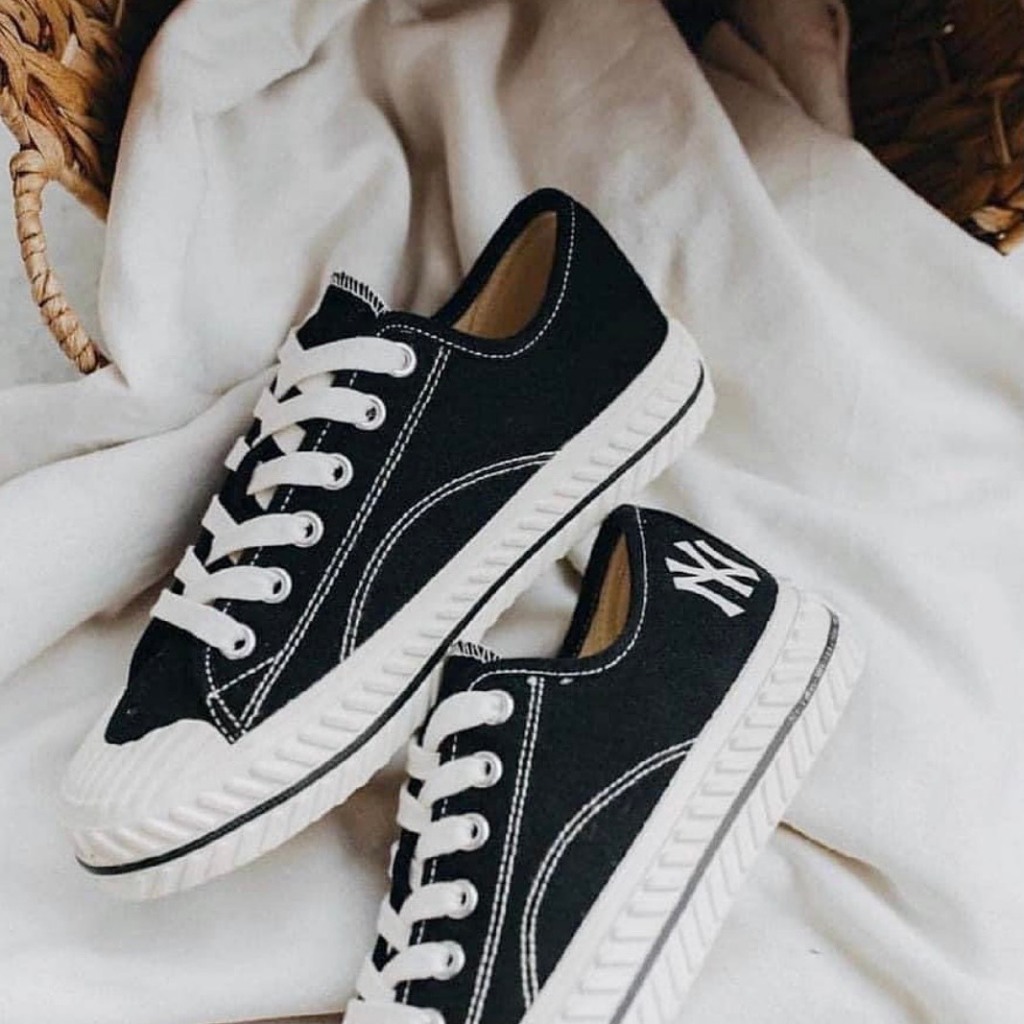 Giày MLB Playball NY *Black*, Playball Monogram, giày sneaker chính hãng, mlb chính hãng